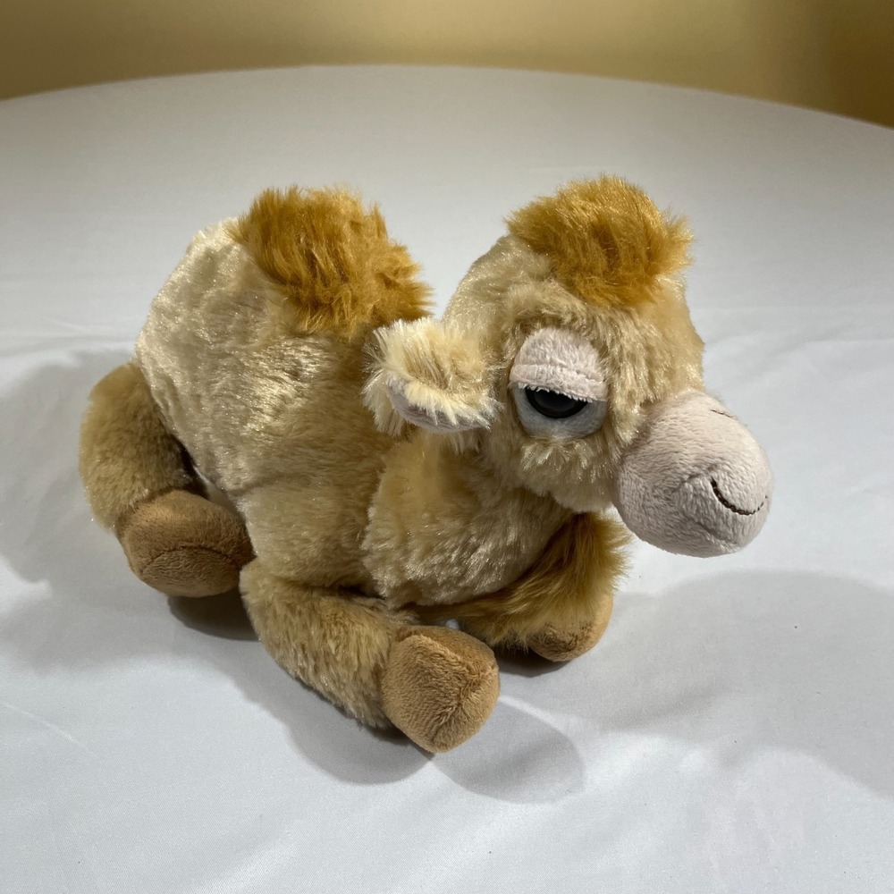 Plush Camel Stuffed Animal 9" Desertcore Aesthetic Soft Sandy Tan Toy Stuffie